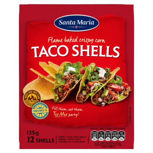 SANTA MARIA TACO SHELLS 135G