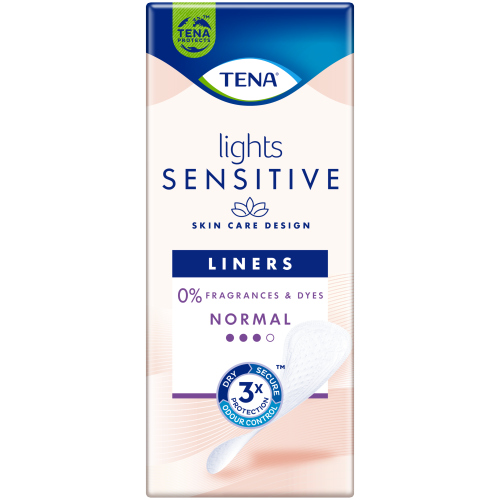 TENA LIGHTS NORMAL LINER 24PK