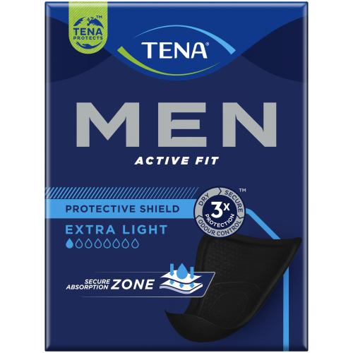TENA MEN PROTECTIVE SHIELD INCONTINENCE 14PK