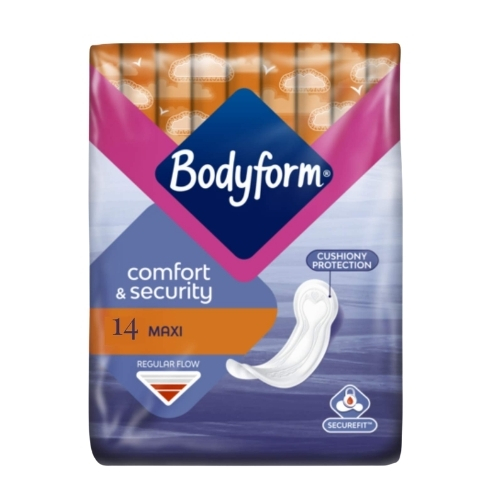 BODYFORM MAXI NORMAL TOWEL PMP £1.49 14PK