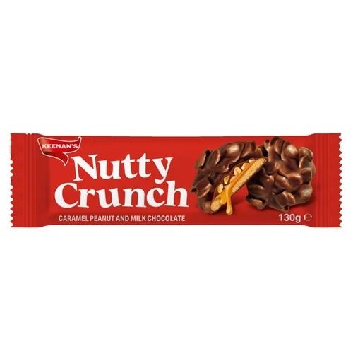 KEENAN'S NUTTY CRUNCH MILK CHOCOLATE 130G