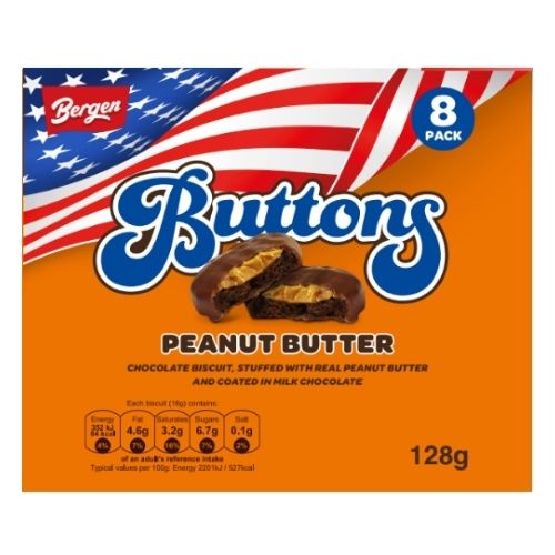 KEENAN'S PEANUT BUTTER BUTTONS 128G