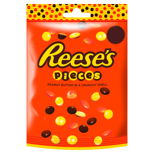 REESE'S PEANUT BUTTER PIECES POUCH PMP £1.35 68G