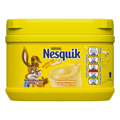 NESQUIK MILKSHAKE POWDER BANANA 300G