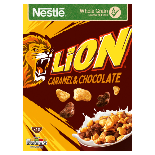 NESTLE LION CARAMEL & CHOCOLATE CEREAL 400G