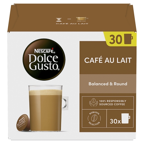 NESCAFE DOLCE GUSTO CAFE AU LAIT 30CAP 300G