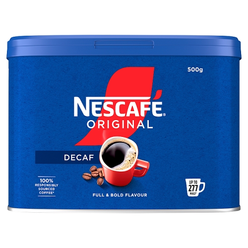NESCAFE ORIGINAL DECAF COFFEE 500G
