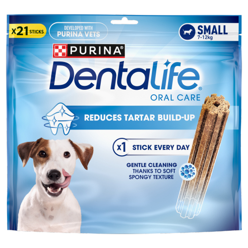 DENTALIFE SMALL DOG TREAT DENTAL CHEW 21 STICKS 345G