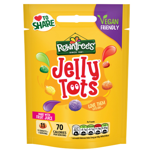 ROWNTREE'S JELLY TOTS SHARING BAG 150G