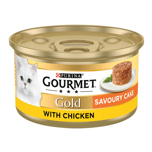 GOURMET GOLD SAVOURY CAKE WITH CHICKEN 85G
