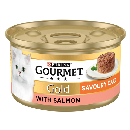 GOURMET GOLD SAVOURY CAKE WITH SALMON 85G