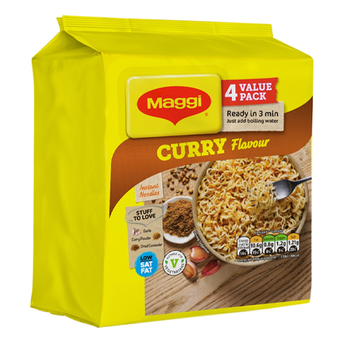 MAGGI 3-MIN INSTANT NOODLE CURRY 4X 59.2G