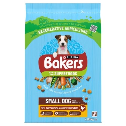 BAKERS SMALL DOG CHICKEN WITH VEGETABLES DRY DOG FOOD 2.85KG