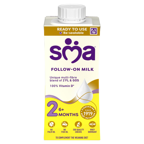SMA PRO FOLLOW-ON MILK 6MTH+ 6X 200ML