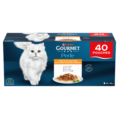 GOURMET PERLE CHEF'S COLLECTION IN GRAVY 40X 85G