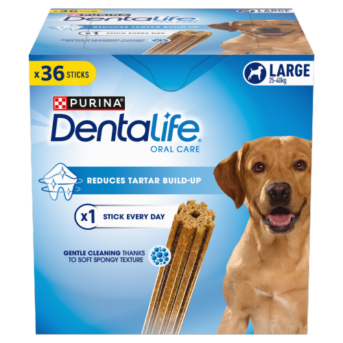 DENTALIFE LARGE DOG TREAT DENTAL CHEW 3 STICKS 106G