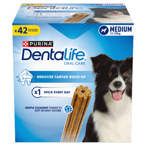 DENTALIFE MEDIUM DOG TREAT DENTAL CHEW 3 STICKS 69G
