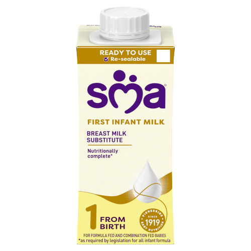 SMA PRO FIRST INFANT MILK FROM BIRTH 6X 200ML