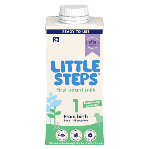 SMA LITTLE STEPS FIRST INFANT MILK FROM BIRTH 200ML
