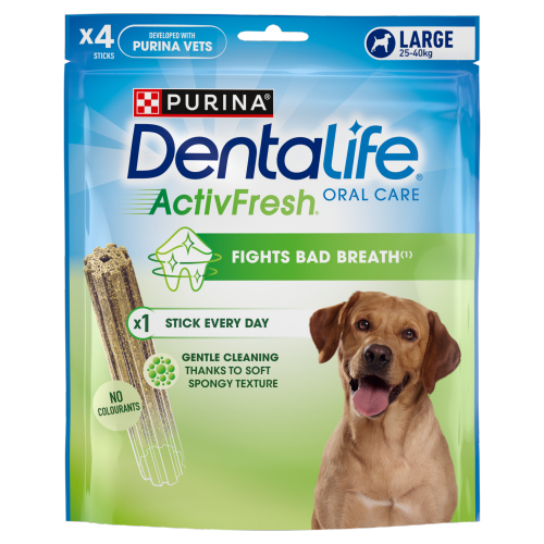 DENTALIFE ACTIVFRESH LARGE 4 STICK 142G