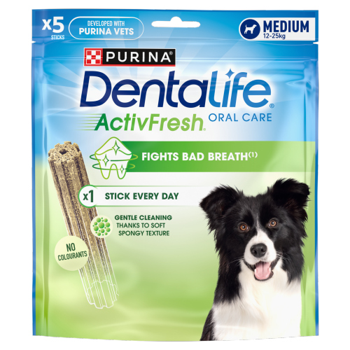 DENTALIFE ACTIVFRESH MEDIUM DOG 5 STICK 115G
