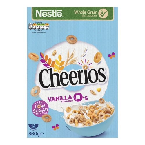 CHEERIOS VANILLA FLAVOURED O'S 360G