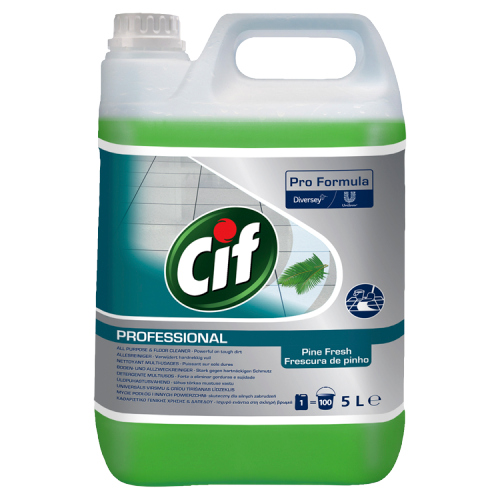 CIF PRO FORMULA PROFESSIONAL ALL PURPOSE & FLOOR CLEANER PINE FRESH 5L