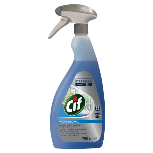 CIF PROFESSIONAL GLASS & MULTI SURFACE 750ML