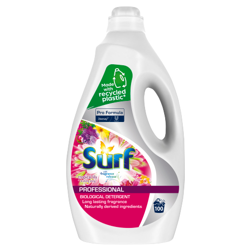 SURF PRO FORMULA TROPICAL LILY & YLANG YLANG PROFESSIONAL BIOLOGICAL DETERGENT 5L