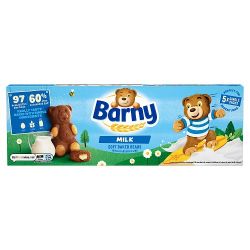 BARNY MILK SOFT BAKED BEARS 5 PACK 125G