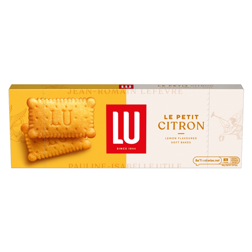 LU LE PETIT CITRON LEMON FLAVOURED SOFT BAKES 5 PACK 140G