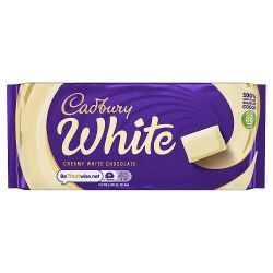 CADBURY WHITE CHOCOLATE BLOCK 90G