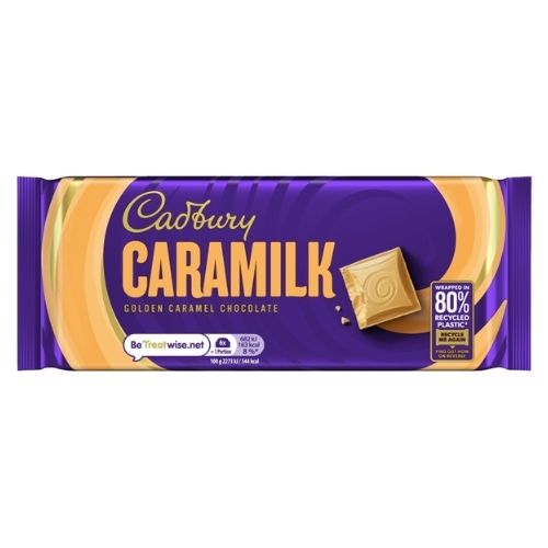 CADBURY CARAMILK GOLDEN CARAMEL CHOCOLATE BLOCK 90G