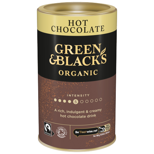 GREEN & BLACK'S ORGANIC HOT CHOCOLATE TIN 250G