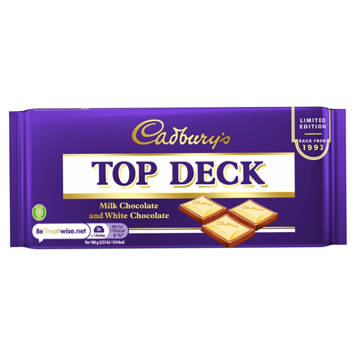CADBURY TOP DECK BLOCK 110G