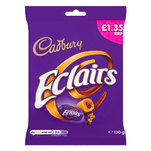 CADBURY ECLAIRS PMP £1.35 130G