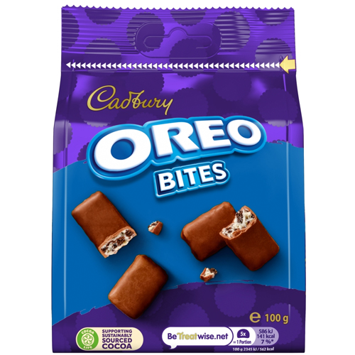 CADBURY OREO BITES BAG 100G