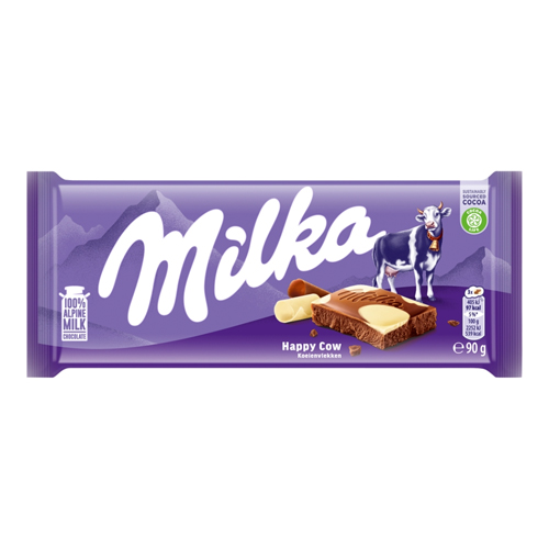 MILKA ALPINE COW SPOT BLOCK 90G