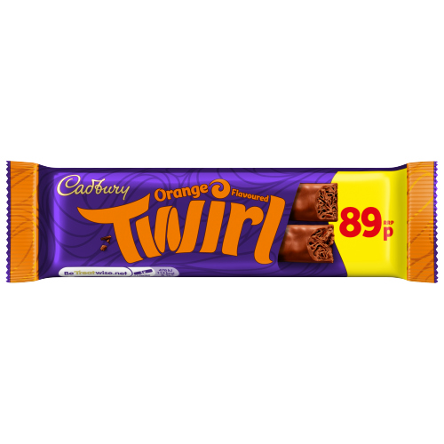 CADBURY TWIRL ORANGE PMP 89P 43G