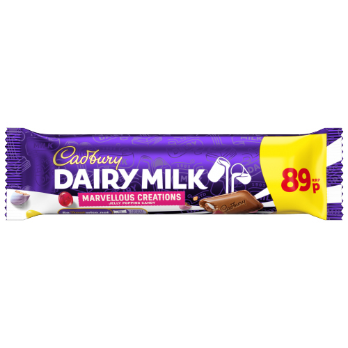 CADBURY DAIRY MILK JELLY POPPING C & Y PMP 89P 47G