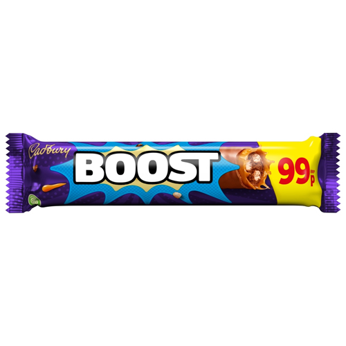 CADBURY BOOST CHOCOLATE BAR PMP 99P 48.5G