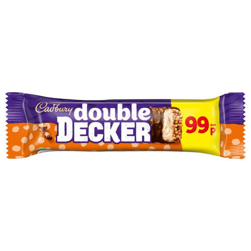 CADBURY DOUBLE DECKER BAR PMP 99P 54.5G