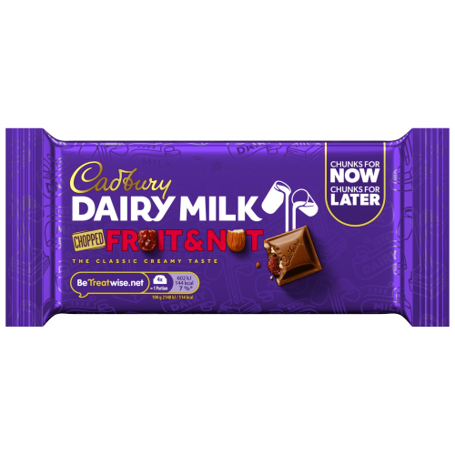 CADBURY DAIRY MILK FRUIT & NUT 56G
