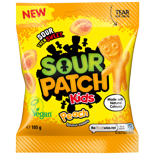 SOUR PATCH KIDS PEACH POUCH 105G