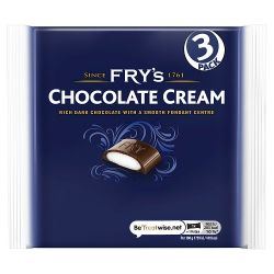 FRY'S CHOCOLATE CREAM 3PK 147G