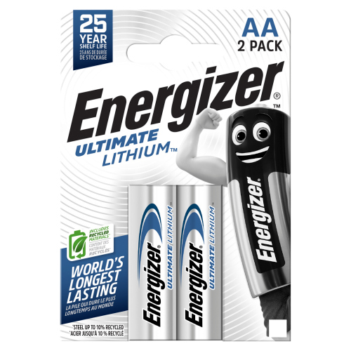 ENERGIZER LITHIUM AA 2PK