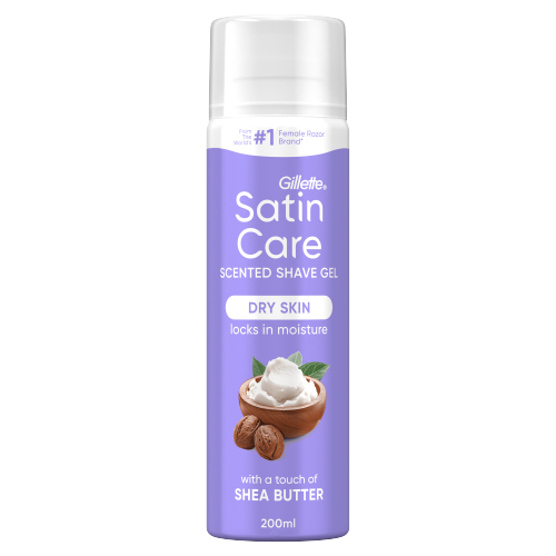 VENUS SATIN CARE SHEA BUTTER DRY SKIN SHAVE PREP 200ML