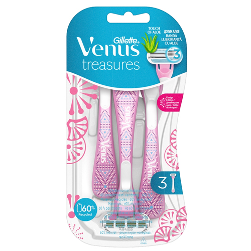 VENUS DISPOSABLE RAZORS TREASURES 3S