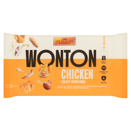 LEE KUM KEE WONTON CHICKEN CRISPY DUMPLINGS 112G