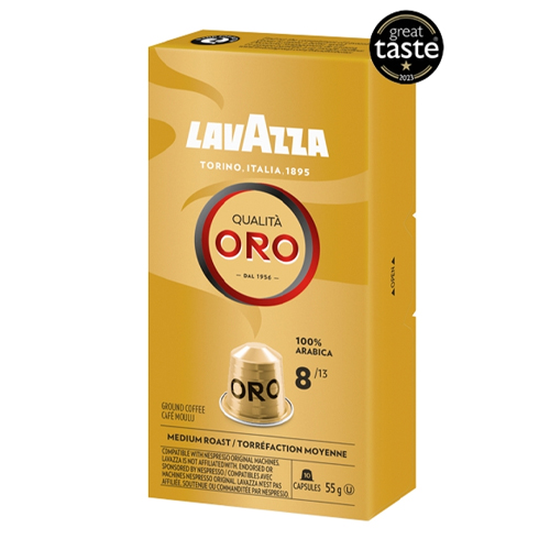 LAVAZZA QUALITA ORO NESPRESSO COMPATIBLE CAPSULES 10S